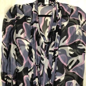 DVF silk blouse
